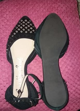 Босоножки сетка шипы