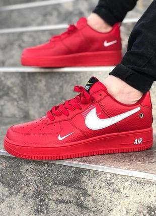 Мужские кроссовки найк nike air force lv8 red (36рр - 45рр) кроссовки женские найм аир форс красные