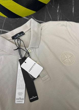 Футболка поло stone island beg5 фото