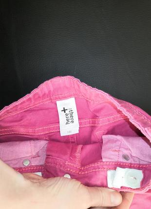 Розовые джинс шорты3 фото
