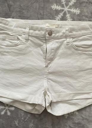 Белые шорты h&amp;m