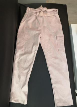 Розовые тоненькие брюки waikiki