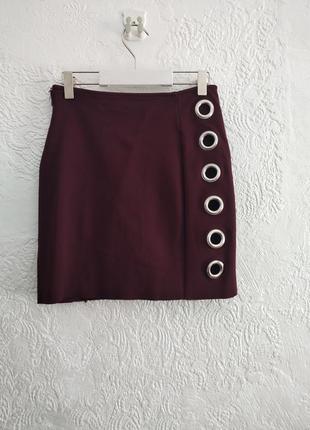 Юбка бордовая silence+noise