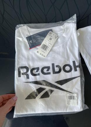Футболка reebok, біла футболка reebok ha57396 фото