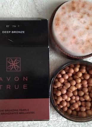 Румяна-шарики  от avon true,22г,отенки cool,medium tan, warm glow.