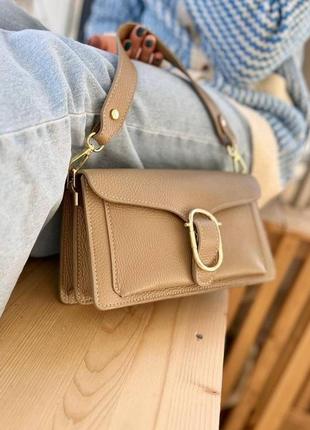 Сумка кроссбоди италия в натуральной коже , сумка кожаная