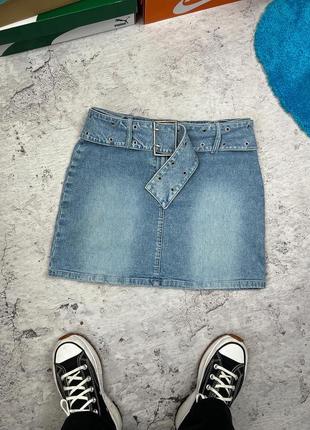 Винтажная джинсовая юбка kie jeans3 фото