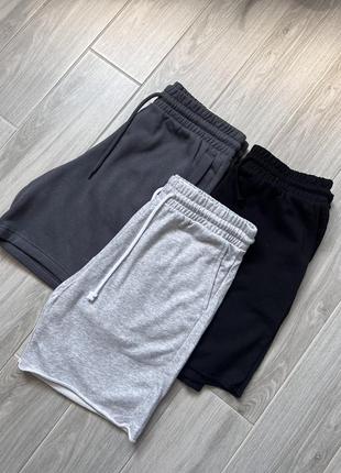 Шорты от h&m ( серый, графит, черный)