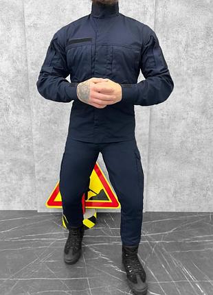 🔴 тактический мужской костюм мнс темно синий, мужественный костюм тактический синий