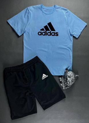 Комплек superstar adidas футболка + шорти ☀️3 фото