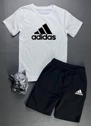 Комплек superstar adidas футболка + шорти ☀️2 фото