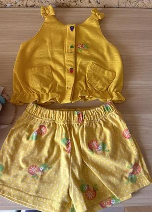 Шорты / комплект на девочку 2-4 года