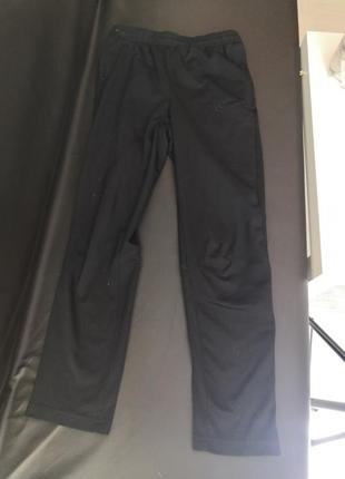 Спортивні штани nike чорні з молніями