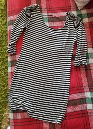 Полоскатое платье платье платье платье туника atmosphere