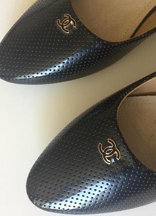 Балетки чёрные