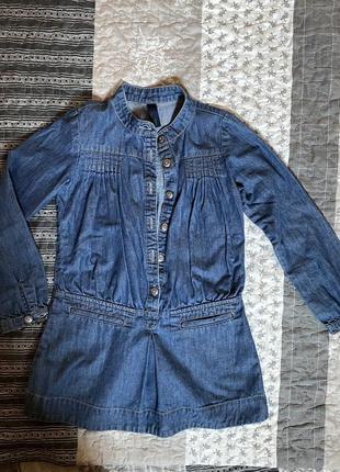 Джинсовое платье сарафан летнее платье