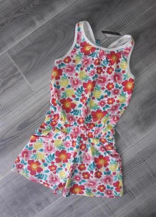 Яркий ромпер