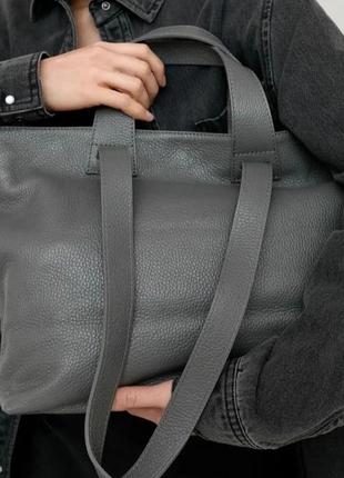 Большая женская кожаная сумка италия