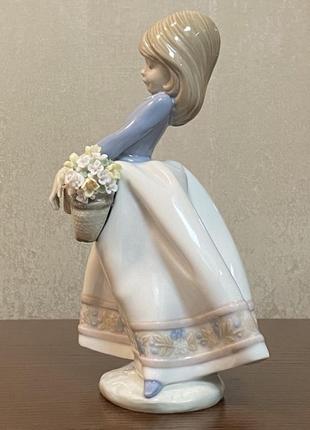 Порцелянова статуетка lladro «майські квіти».3 фото