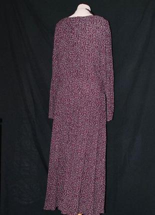 Платье длинная в пол с рукавом отрезное широкой юбкой длинный рукав.5 фото