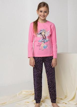 Пижама с штанами для девочки 5907