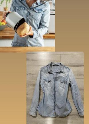 Классическая джинсовая рубашка от zara (есть нюансы)