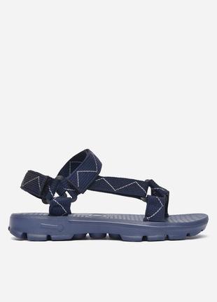 Сандалі чоловічі синього кольору текстиль 156044l gl_55