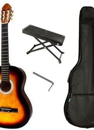 Набор гитара классическая bandes cg-821 3ts + чехол + подставка
