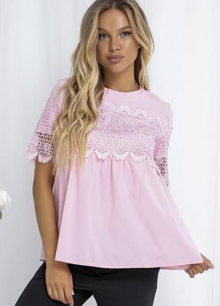 Блуза женская розового цвета 157077l gl_55