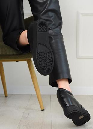 Туфли-сникерсы женские демисезонные черного цвета 154193l gl_553 фото