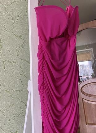 Зваблива сукня плаття міні розмір л, плаття сіточка від boohoo6 фото