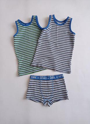 Smil. набор 2 маечки и трусики на 3-5 лет