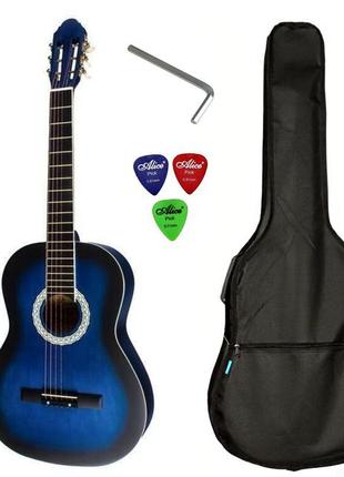 Набор гитара классическая bandes cg-851 bl + чехол