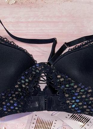 Бюстик лиф бюстгальтер цветной горох кружевной красивая спинка от savage fenty by rihanna в подарок на особый случай very sexy7 фото
