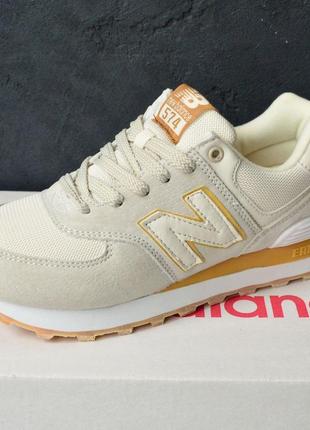 Модные светлые женские кроссовки на лето весну new balance8 фото