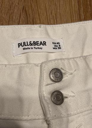 Белые джинсы pull&bear размер403 фото