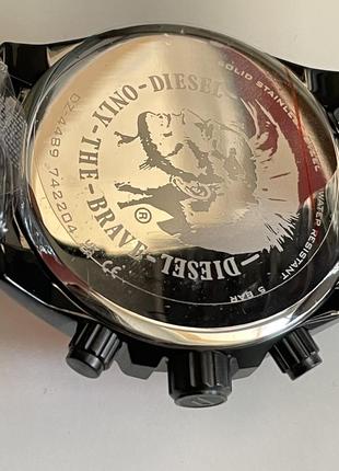 Diesel dz4489 часы мужские большие 47мм дизель черные хронограф4 фото