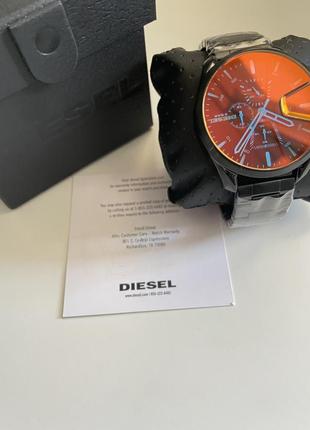 Diesel dz4489 часы мужские большие 47мм дизель черные хронограф5 фото
