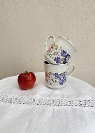 Английские чашки staffordshire made in england винтаж