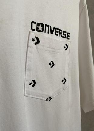 Converse белая футболка s оригинал2 фото