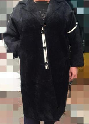 Пальто с альпаки, размер 58