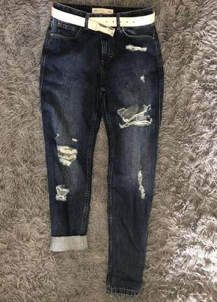 Модные джинсы/бойфренды/рванки.бренд asos denim турция1 фото