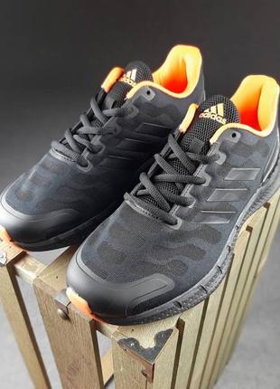 Чоловічі кросівки adidas ventania у чорному кольорі,стильні спортивні кросівки на кожен день