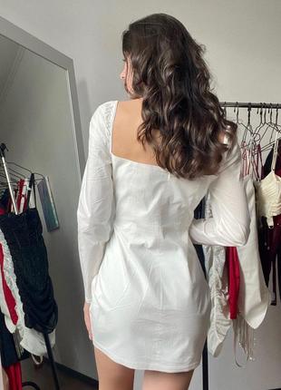Плаття біле oh polly брендове в стилі зара zara для випускного вечірнє новорічне святкове