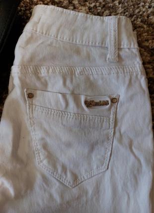 Белые джинсы брюки 36/10 ,s,m размер5 фото