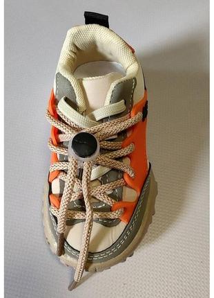 Кросівки дитячі не сіро-оранжеві6 фото