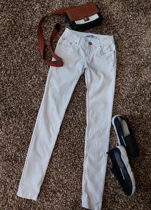 Білі джинси скінні, штани vs.miss 36/10 розмір, високий зріст