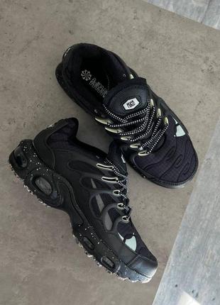 Кросівки nike air max plus terraspace білі/чорні дуже стильні, гарні