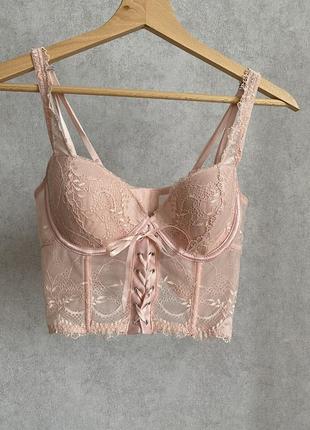 Топ корсет кружевной
