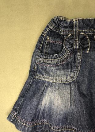 Стильная джинсовая юбочка palomino c&amp;a, для девочки, рост 128 см., акция4 фото